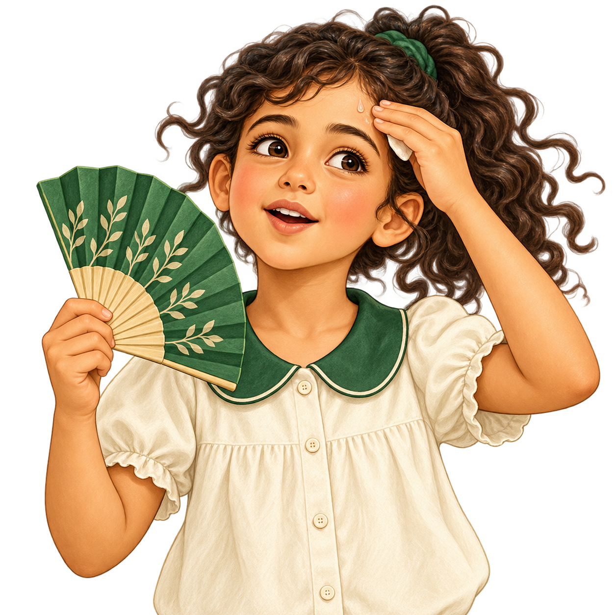 أشعر بالحر.